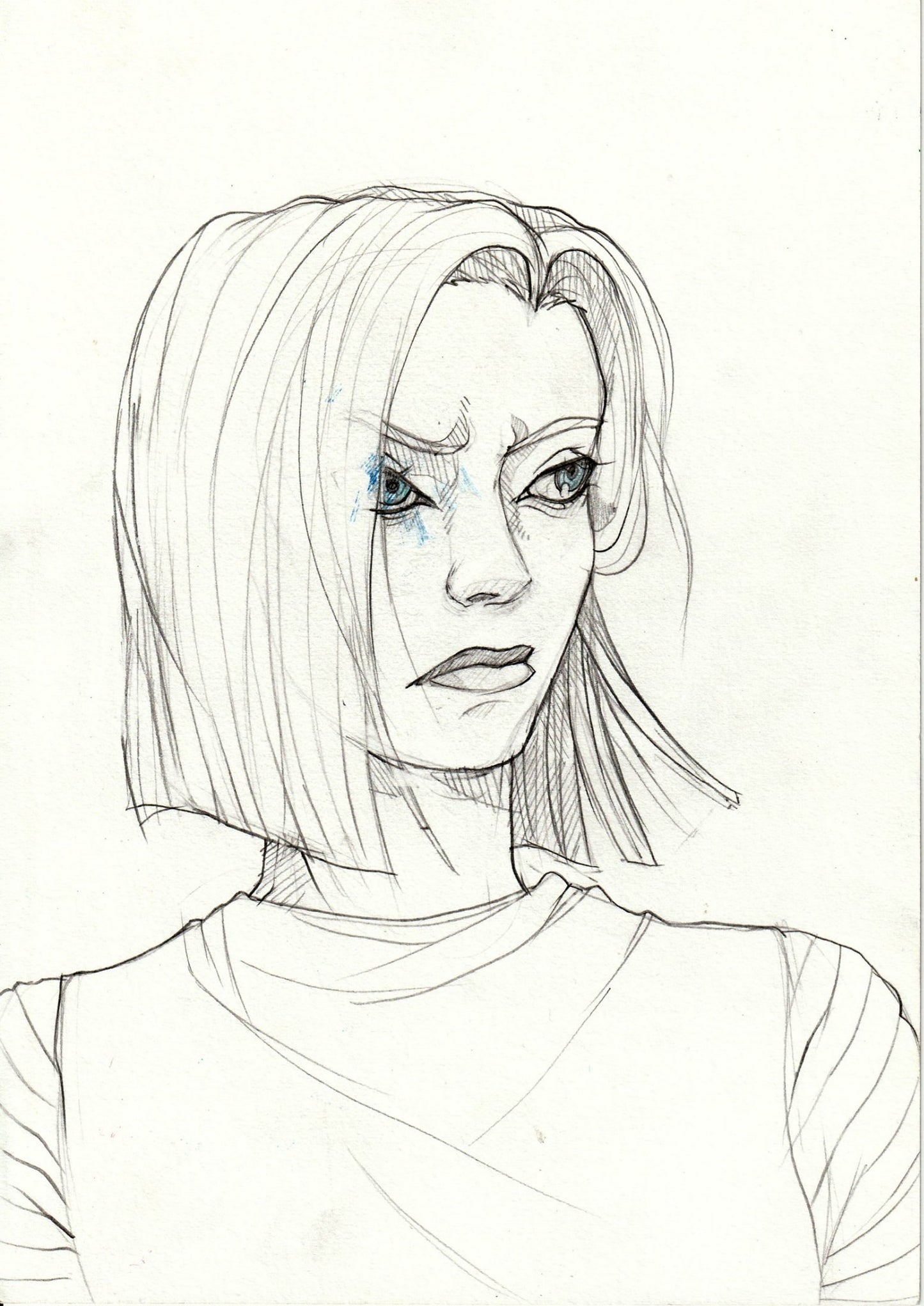 Sketch- Android 18 in my style