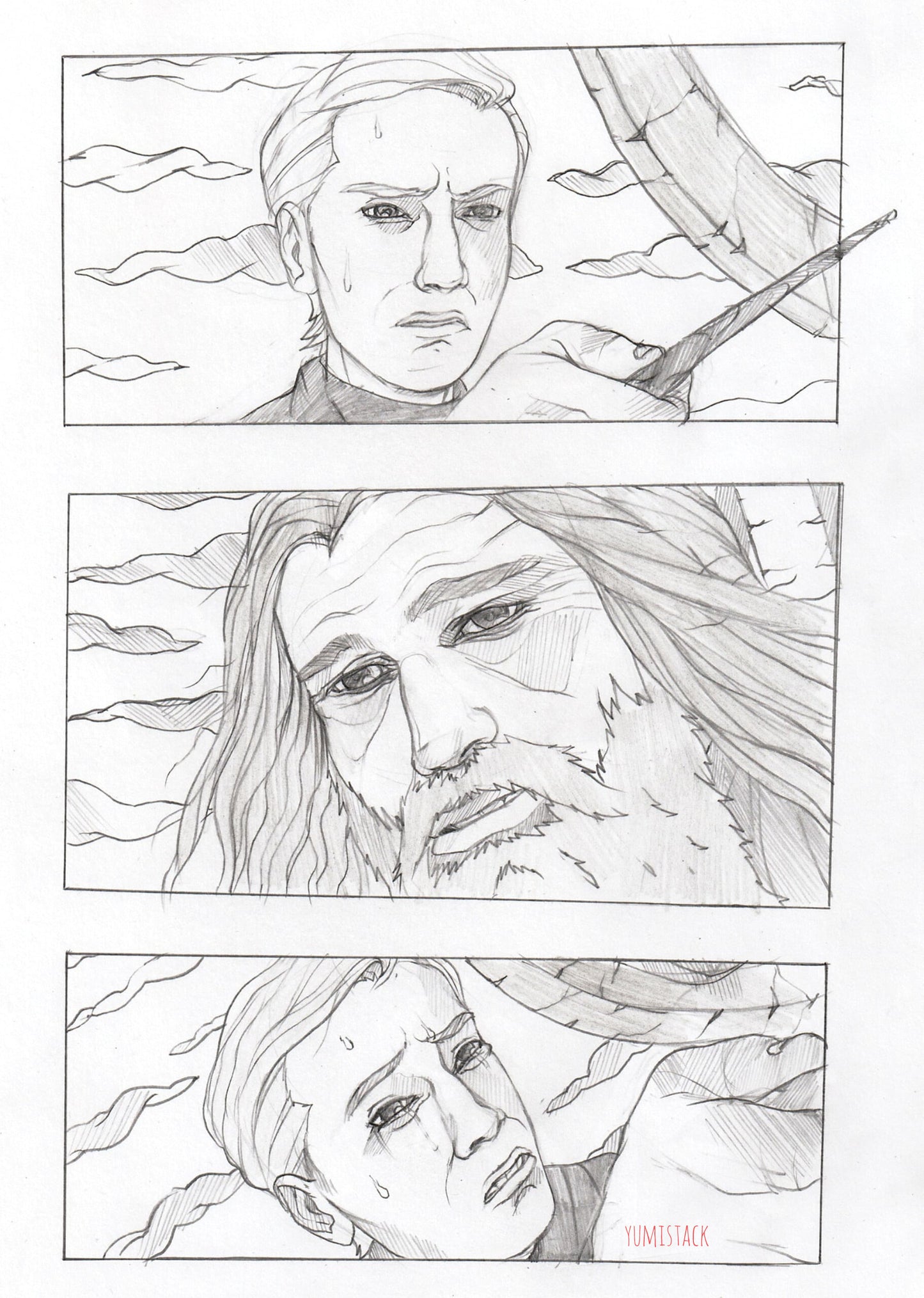 Draco & Dumbledore in my style