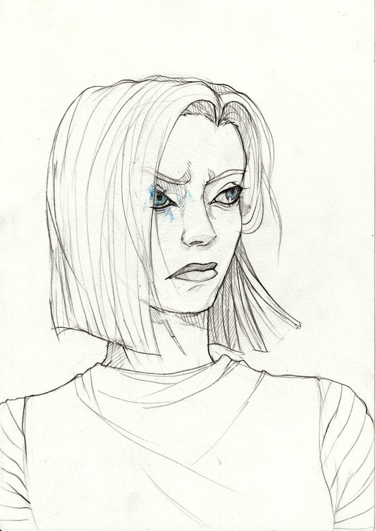 Sketch- Android 18 in my style