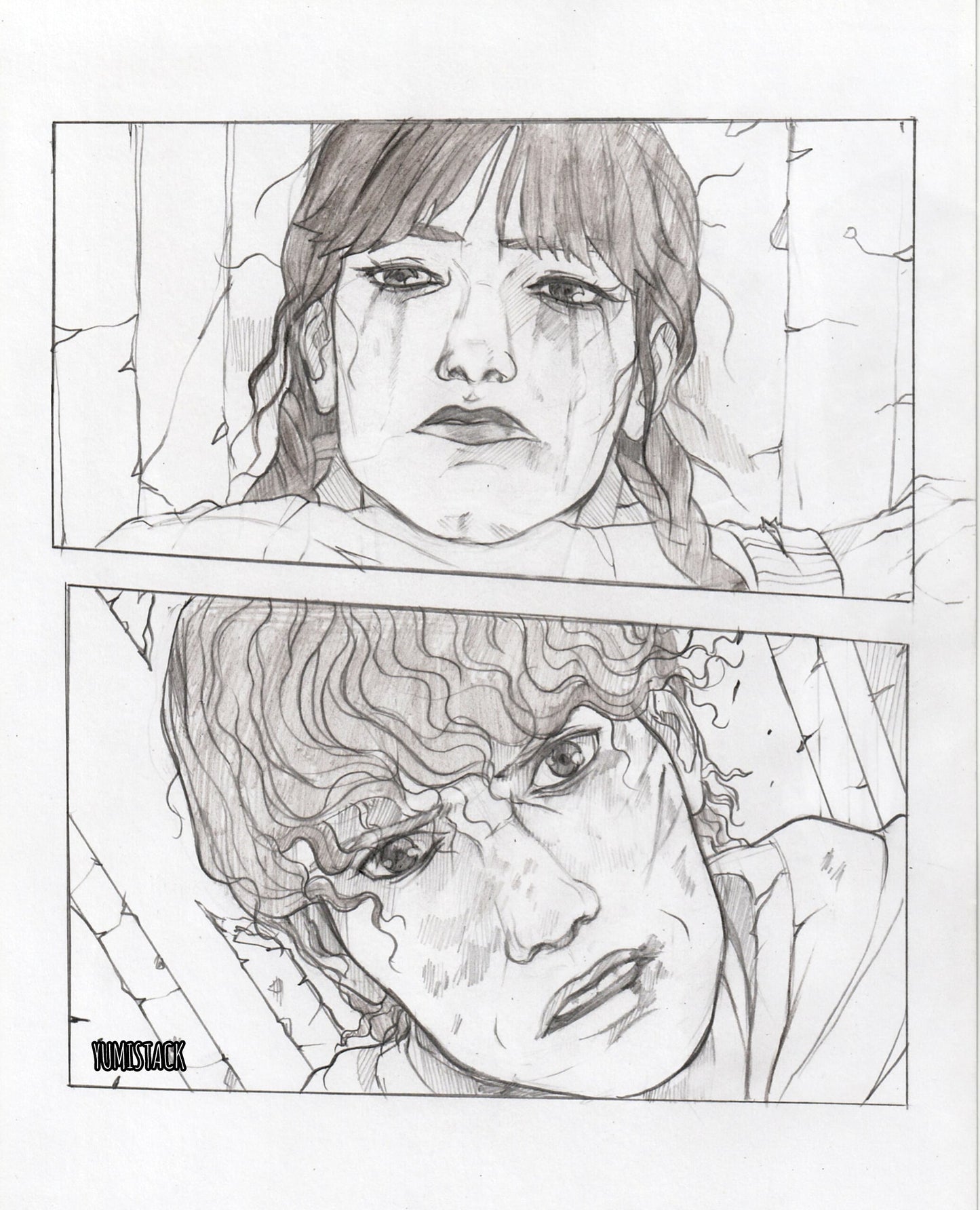 Sketch - Wednesday and Tyler