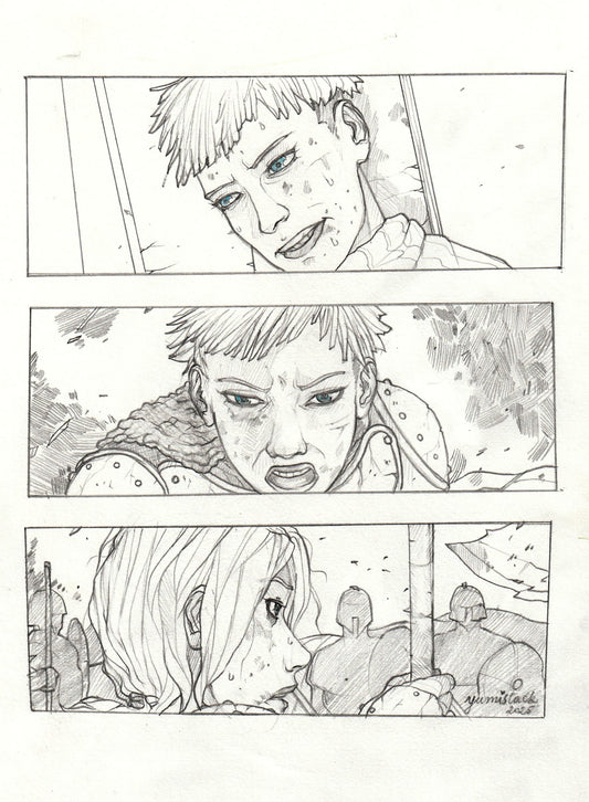 Sketch - Joan of Arc in my style