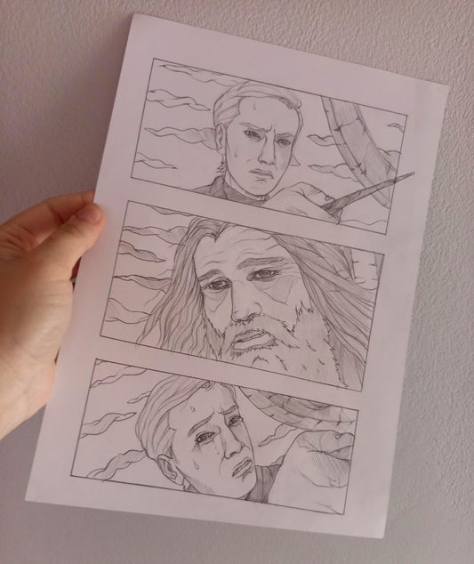 Draco & Dumbledore in my style